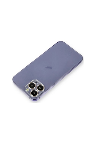 Newface Apple İphone 12 Pro Metal Kamera Lens Koruma Cam - Gold