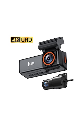 Juo C20 4k 2 Kameralı Uhd Ön + Fhd Arka Wifi Gps Hdr 170 Derece Geniş Açı Gece Görüşlü Ekranlı Araç İçi Kamera