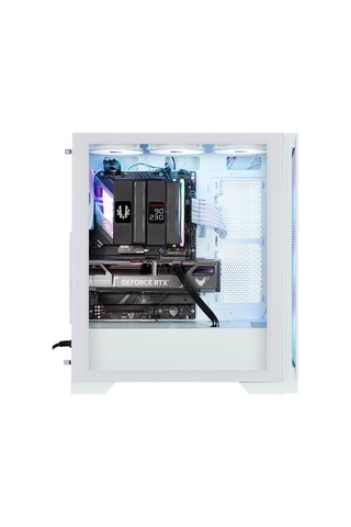 Mg953 850w 80+bronze Tempered Glass Frgb Usb 3.0 Atx Mid Tower Beyaz Kasa Bfc-mgb85wwgsw-4f
