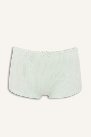 Defacto Delikli Dokuma Desenli Fiyonk Detaylı Nane Yeşili Boxer H3650ax26spgn1139 Yeşil-gn1139
