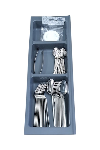 Mutfak, Çekmece Içi Kaşıklık, Antrasit, 16x48 Cm Antrasit