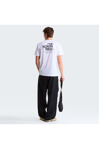 The North Face M Mountain Sketch Regular Short Sleeve Erkek T-shirt-32574 Beyaz