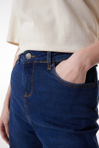 Lee Stella Regular Fit Normal Kesim Yüksek Bel Ispanyol Paça Mavi Kadın Esnek Jean Denim Kot Pantolon L31S007404 Mavi