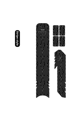 Şerit-bisiklet Zinciri Etiket Ultralight Kalabalıklık Önleme Anti-çizik Entegre Kalıplama Zincir Koruyucu Bisiklet Zinciri Koruyucusu Siyah