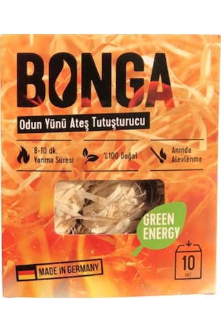 Bonga Odun Yünü Ateş Tutuşturucu 140 G