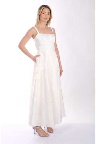 Abiye Elbise Dori 00kb7092 Beyaz