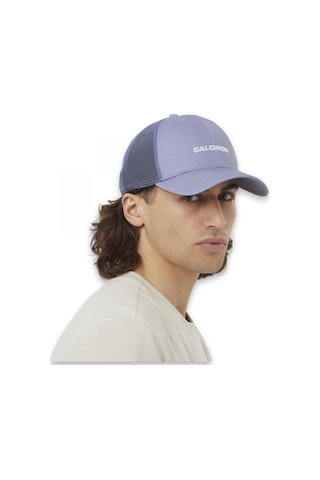 Salomon Lc2428900 Cap Trucker U Mor Unisex Şapka Siyah-mor Siyah - Mor