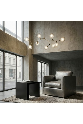 Modern Metal Zigon Sehpa Seti Minimal Tasarım İç İçe Geçen Yan Sehpa 2 Li Set Siyah