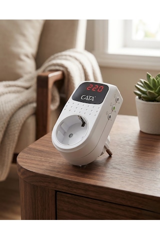 Eco Lounge Cata Ct 9187 Dijital Göstergeli Akım Korumalı Priz 150-280v 4000w Diğer