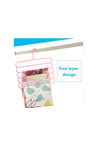 Reedark 5 Katmanlı Çok Fonksiyonlu Askı - Pantolon, Kıyafet Ve Havlular İçin Pratik Düzenleyici Diğer