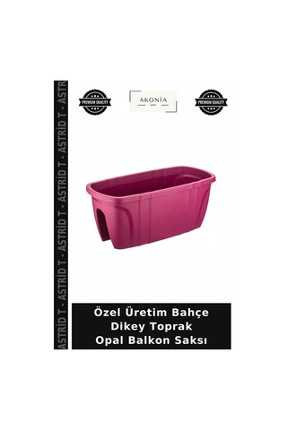 Özel Üretim Bahçe Dikey Toprak Opal Balkon Saksı