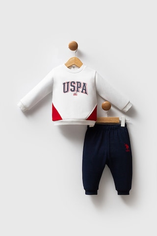U.S. Polo Assn. Erkek Bebek Beyaz Takım Usb2567-c-v1 Beyaz