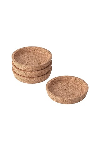 Adet 365 Bardak Altlığı Mantar Bardak Tutucu 9cm Çok Renkli
