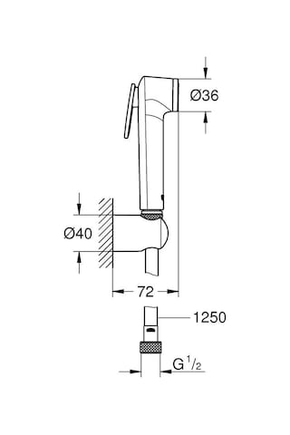 Grohe Tempesta-F Taharet Sprey Takımı - 26354000 Diğer
