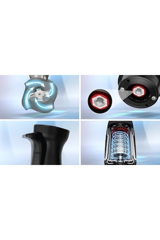 Bosch MSM6M910 Serie 6 ErgoMaster 1600 W Paslanmaz Çelik El Blenderı