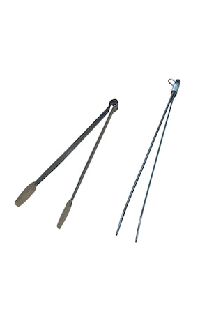 Mobilreyon Mangal Barbekü Maşa Seti,köz Maşası 40cm,barbekü 30 Cm