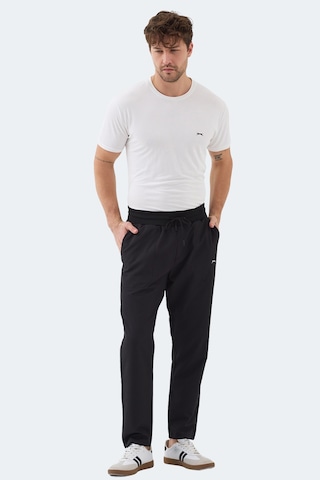 Slazenger Manus Erkek Cepli Siyah Eşofman Altı Siyah