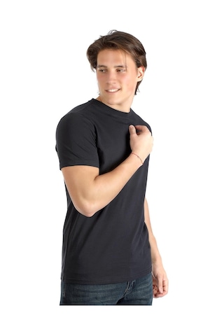 Lee Cooper Baselo Erkek O Yaka T-Shirt Lacivertvert-17663-Lacivertvert Lacivert