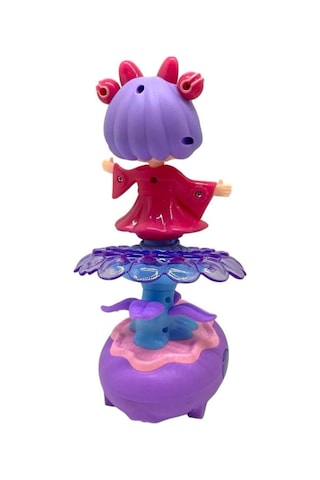 Rotate Girl Pilli Müzikli Işıklı Dans Eden Bebek 22cm