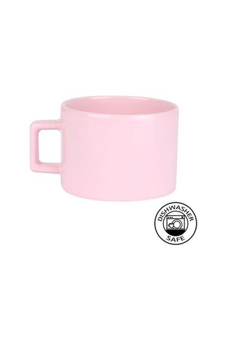 Sublimasyon Seramik Pembe Lüks Fincan - Kutulu
