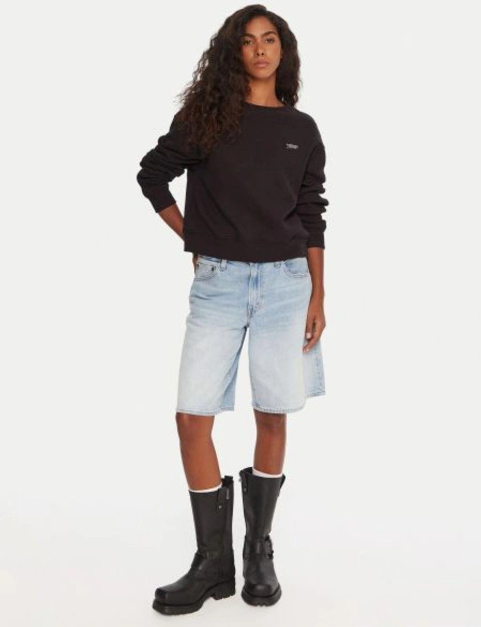 Tommy Hilfiger Sweatshırt-10571 Siyah
