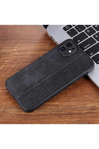 İphone 11 Azns 3d Kabartmalı Deri Dokulu Telefon Kılıfı Çok Renkli