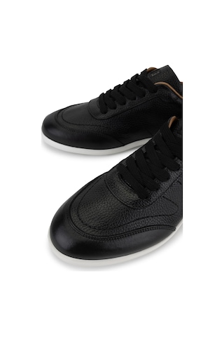 Tamer Tanca Erkek Hakiki Deri Siyah Sneakers & Spor Ayakkabı 04 1202 Erk Ayk Y26 Sıyah Dr/byz Tbn Siyah1