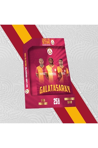 Galatasaray 2025-26 Sezon Kartları - Metal Kutu