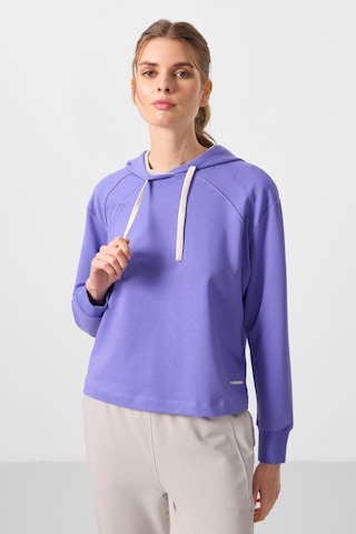 Açık Eflatun-taş Kapüşonlu Oversize Kadın Eşofman Takım - 95336 Açık Eflatun/taş