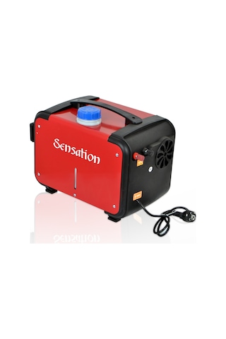 Sensation 5 KW Webasto Muadili Taşınabilir Dizel Isıtıcı (12V-220V) Kırmızı