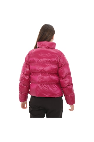 626514-45 Puma Shiny Puffer Jacket Kadın Mont Pembe 626514-45 Pembe