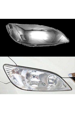 Synodicmonth Honda Civic 2003 2004 2005 İçin Araba Sağ Far Kabuğu Abajur Şeffaf Mercek Kapağı Far Kapağı