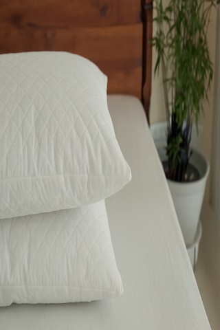 Adarya Home Kapitoneli Fermuarlı Yastık Koruyucu Alez 12 Adet 50 x 70