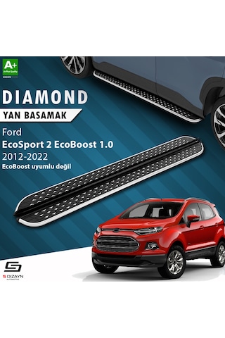 S-dizayn Ford Ecosport 2 Diamond Krom Yan Basamak 173 Cm 2012-2022