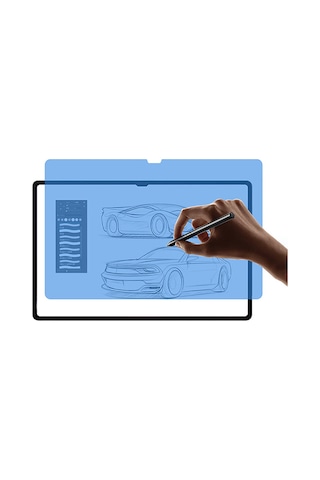 Galaxy Tab S10 Ultra Uyumlu Zore Paper-like Ekran Koruyucu-renksiz