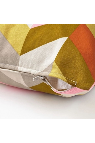 Ikea Hannelıse Dekoratif Yastık 50 X 50 Cm Sarı Hardal Bej Çok Renkli
