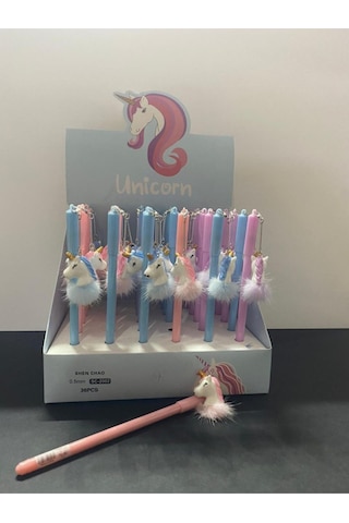 Unicorn Tükenmez Kalem Mor Mor