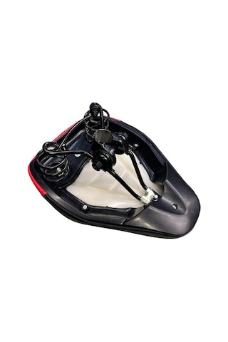 Bisiklet E-bike Geniş Sele Yaylı Yumuşak Çok Rahat 27-20 Cm Siyah - Kırmızı - Beyaz