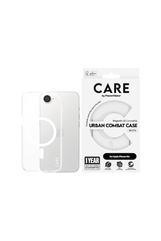 Care By Panzerglass Apple iPhone Uyumlu 16e Flagship Case Urban Combat - Kılıf Beyaz