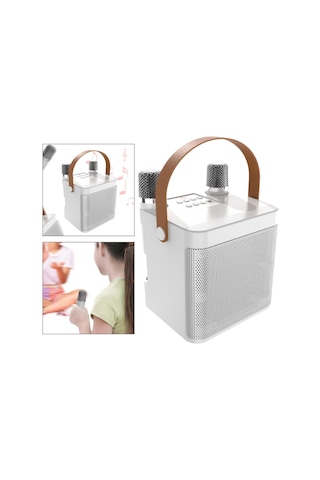 Suntek Taşınabilir Hoparlör Çok İşlevli Kolay Beyaz