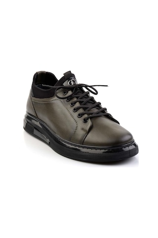 Bambi Haki Hakiki Deri Erkek Sneaker E01018198303 Haki