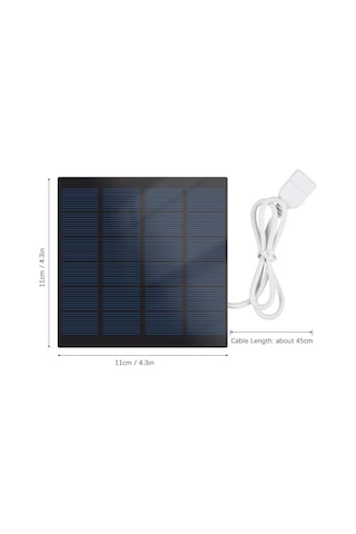 Mufunye 1.5w Güçlü Usb-a Bağlantılı Taşınabilir Güneş Paneli Şarj Cihazı