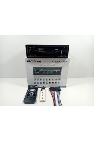 For-x Teyp + For-x Çakmak For-x X-500dsp 4x60w 3 Amfi Çıkışlı