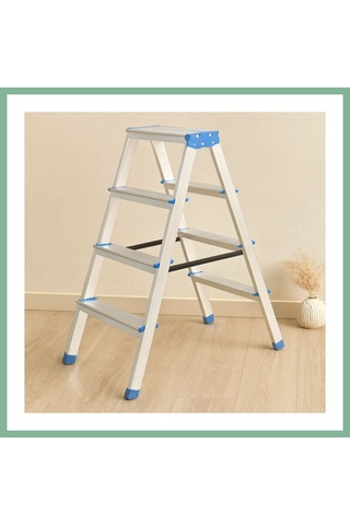 Bşkvirgo Çift Basamaklı Alüminyum Merdiven 115 Cm 5+5 Bsk2026 Standart