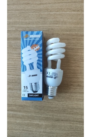 Draimond 15w E27 Duy Spiral Tasarruflu Enerji Tasarruflu Lamba Beyaz Işık Hsp-15w