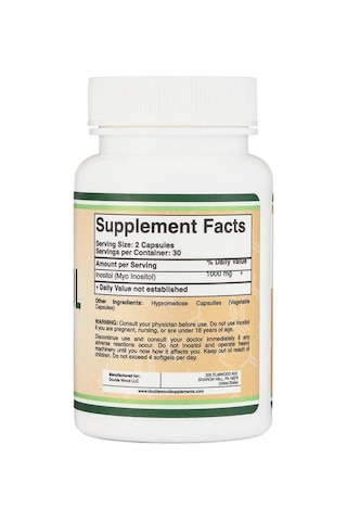 Inositol 1000 Mg 60 Kapsül