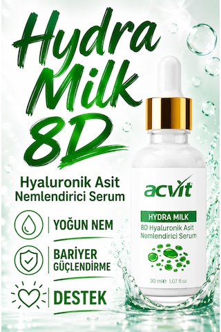 Hydra Milk 8d Nemlendirici Serum 30 Ml