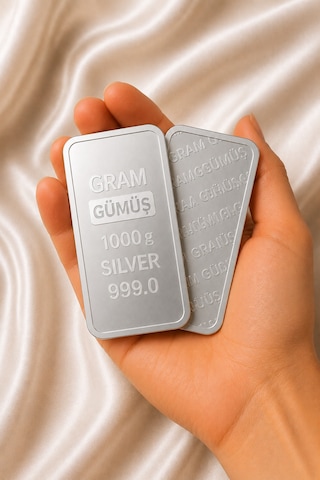 1000 Gram Külçe Gümüş Yatırımlık Gümüş