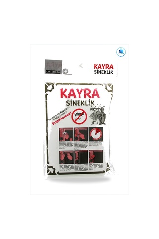 Çift Kanat Tül Pencere Sinek Perdesi 130x150 Cm Yapışkan Bantlı S