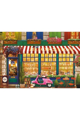 Educa 4000 Parça Eski Kitap Dükkanı Puzzle